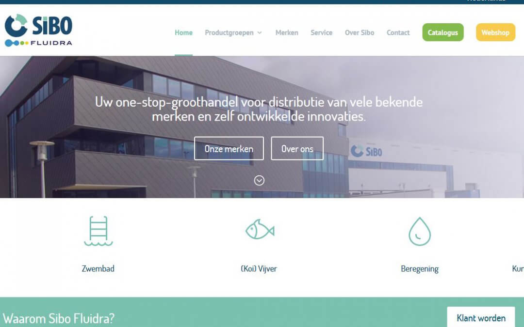 Nieuwe website SIBO Fluidra nu online!