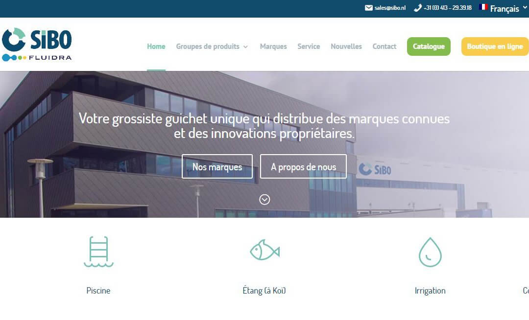 Nouveau Site SIBO Fluidra!